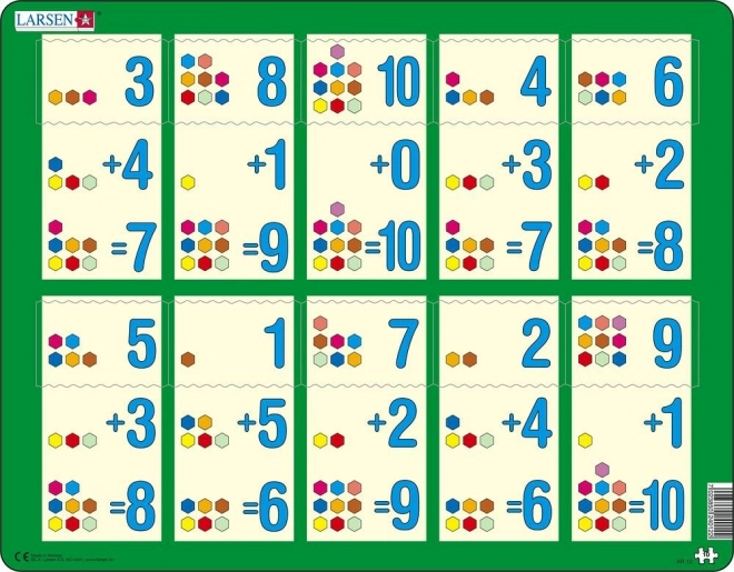 Larsen puzzle sčítání do deseti