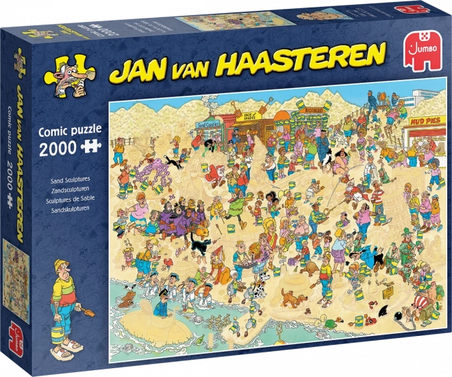 JUMBO Puzzle JvH Sochy z písku 2000 dílků