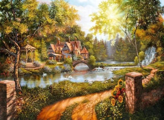 Ravensburger Puzzle Chaloupka u řeky 500 ks