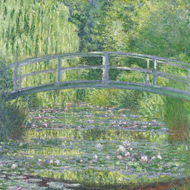 NOTIQUE Poznámkový kalendář Claude Monet 2025, 30 x 30 cm