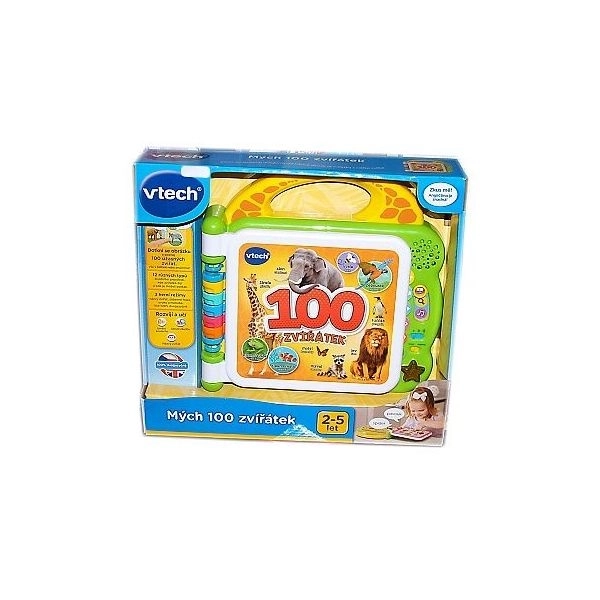 Vtech Mých 100 zvířátek - CZ