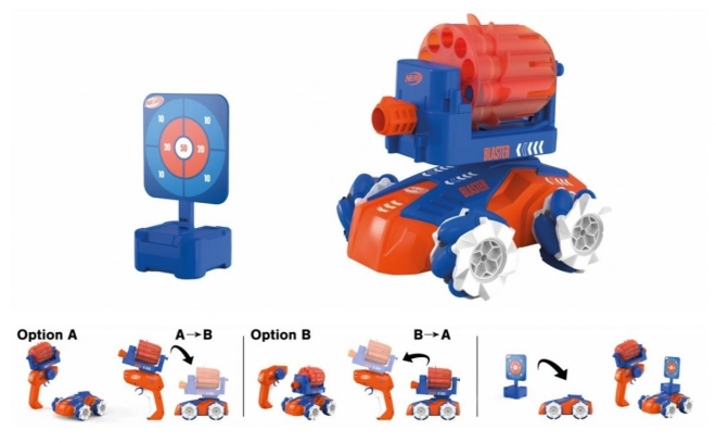 Nerf Blaster Auto s Blasterem a Terčem