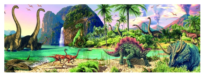 Puzzle Dinosauři u jezera 150 dílků