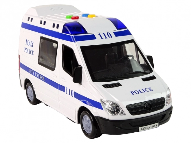 Policejní auto Policejní rádio Auto Frico Drive Zvuky Světla