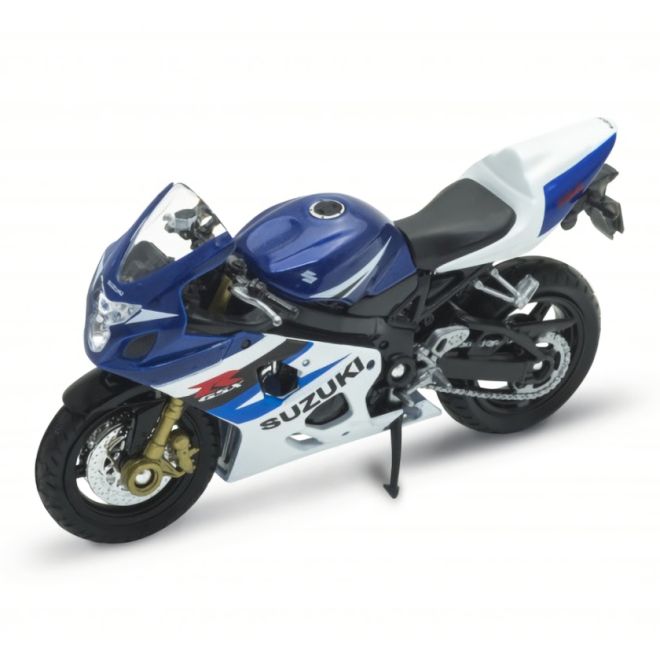 Welly Motocykl Suzuki GSX-R750 1:18 modrý