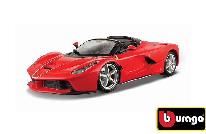 Bburago 1:24 La Ferrari Aperta – Červená