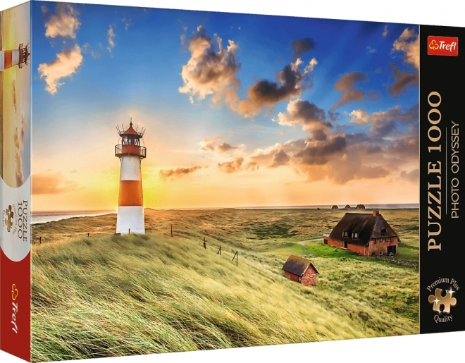 TREFL Puzzle Premium Plus Photo Odyssey: Maják Ost na ostrově Sylt 1000 dílků