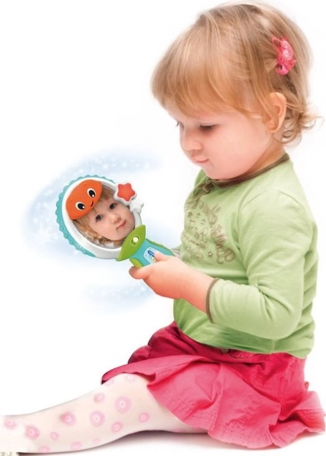 CLEMENTONI BABY Interaktivní veselé zrcátko se světlem a zvuky