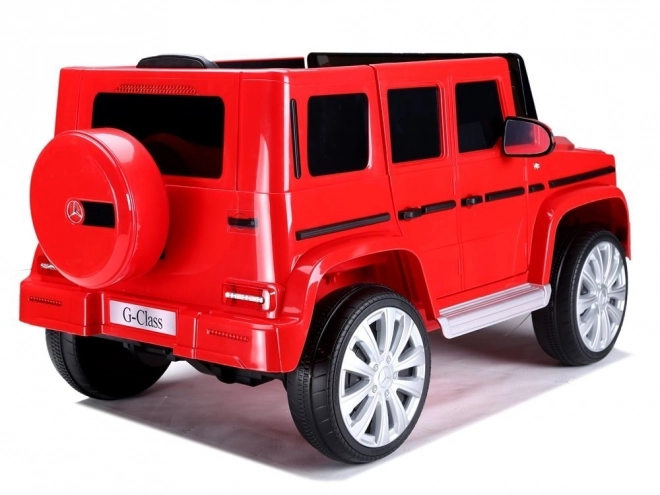 Mercedes G500 baterie auto červená