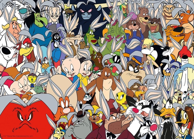 2D puzzle 1000 dílků Looney Tunes Challenge