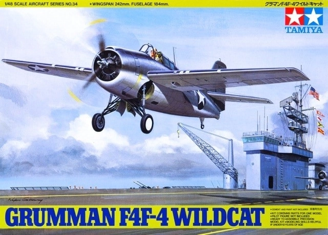 Plastikový model Grumman F4F-4 Wildcat