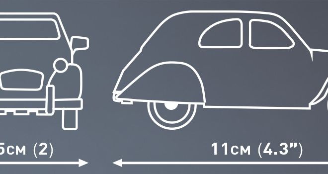 Podložky pod vozíky Citroen 2CV