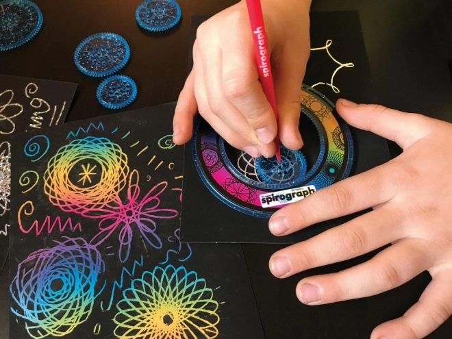 Sada Spirograph Scratch-off