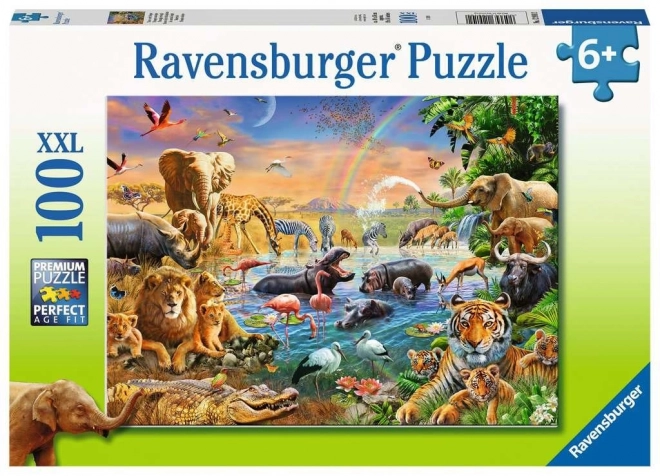 Puzzle džungle - Oáza v savaně od Ravensburger