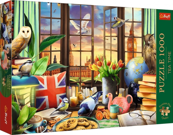 TREFL Puzzle Premium Plus Tea Time: Vše britské 1000 dílků