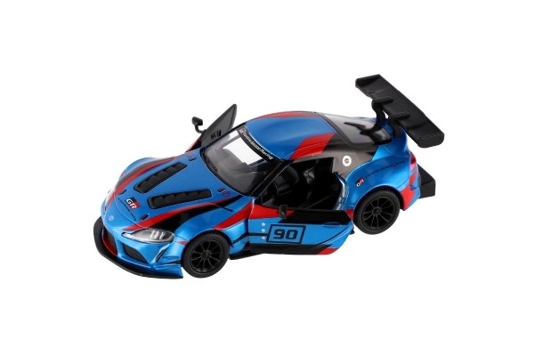 Auto Kinsmart Toyota GR Supra Racing kov 13 cm