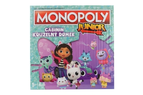 Společenská hra Monopoly Junior Gábinčin kouzelný domeček