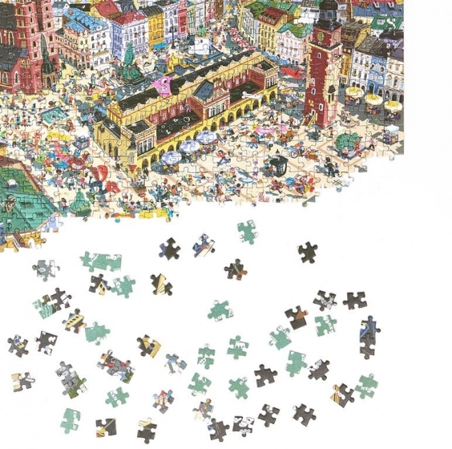 Puzzle Puzzlove Město Krakov 1000 prvků