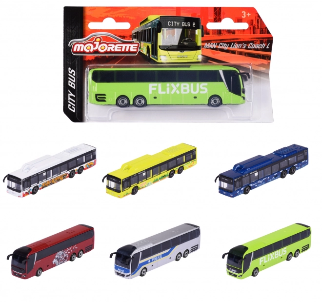 MAN City autobus kovový, 6 druhů