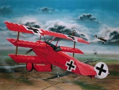 Plastikový model letounu Fokker Dr.I Richthofen