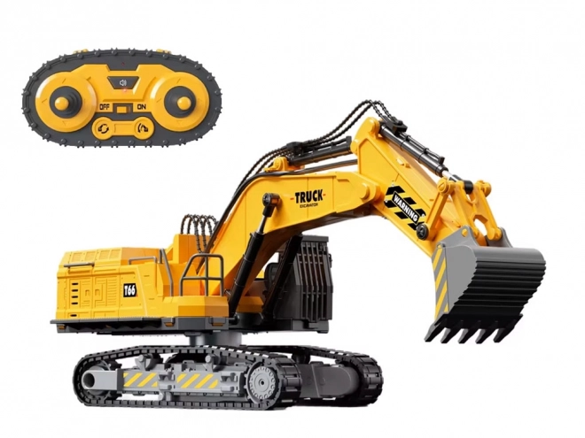 Sada skládacího modelu bagru 133ele + RC dálkové ovládání STEAM RC0695