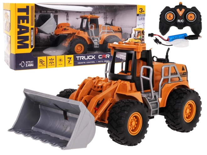 Buldozer se světly a kouřovou funkcí R/C