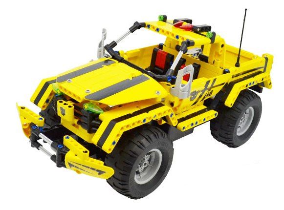 CaDARC auto S-Idee Land Rover Defender stavebnice na dálkové ovládání - 514 dílků