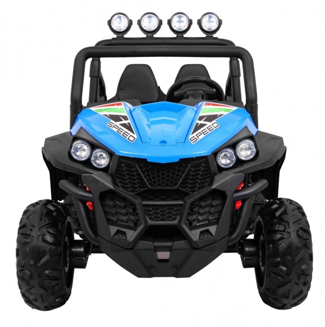 Dětská terénní buggy Grand Lift Modrá + pohon 4x4 + dálkové ovládání + nosič zavazadel + rádio MP3 + LED dioda