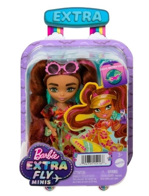 Loutka Barbie Extra Fly Minis v plážovém stylu