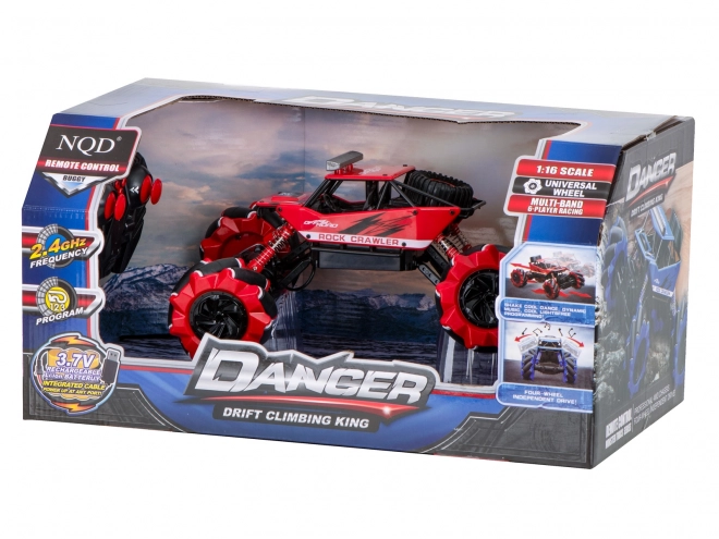 RC auto NQD Drift Crawler 4WD 1:16 – Červené