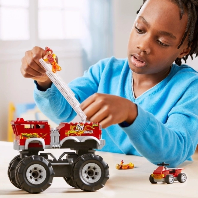 Stavebnice Monster Truck – Hasičské auto