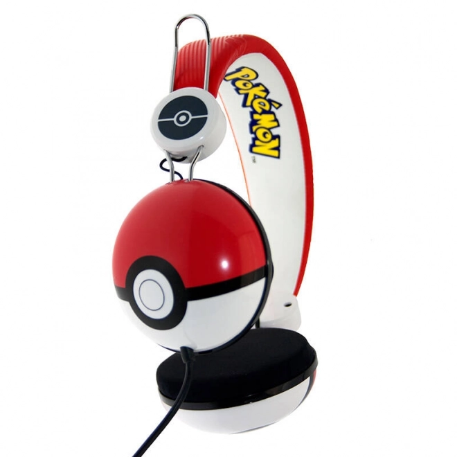 Drátová sluchátka pro děti OTL Pokemon Pokeball Dome (červená)