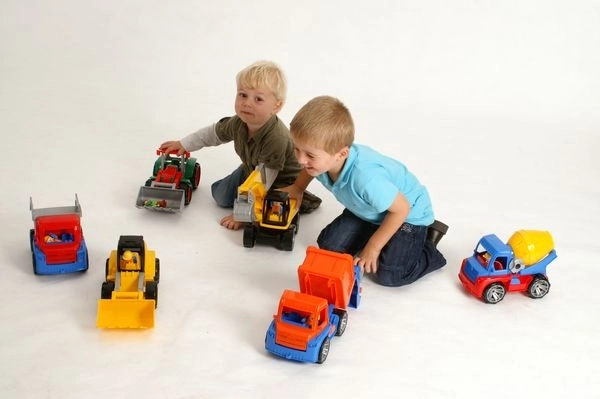 Auto Truxx bagr s figurkou 38cm