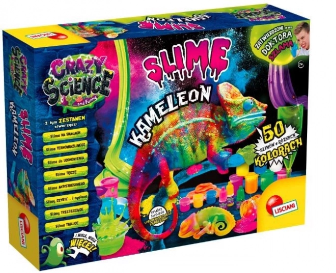 Vědecká sada Crazy Science Slime Chameleon