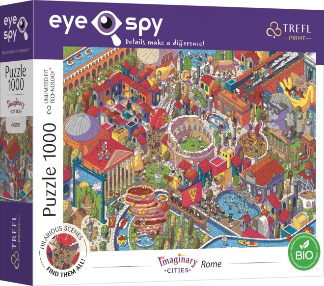 TREFL Puzzle UFT Eye-Spy Imaginary Cities: Řím, Itálie 1000 dílků