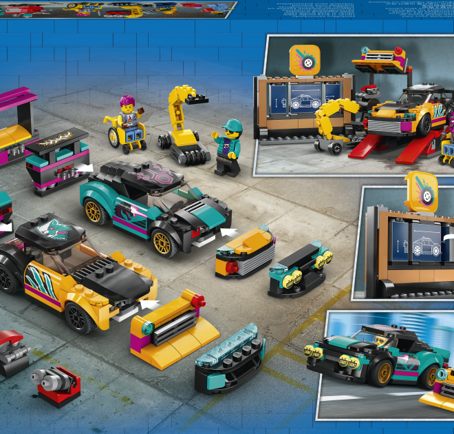 LEGO® City 60389 Tuningová autodílna