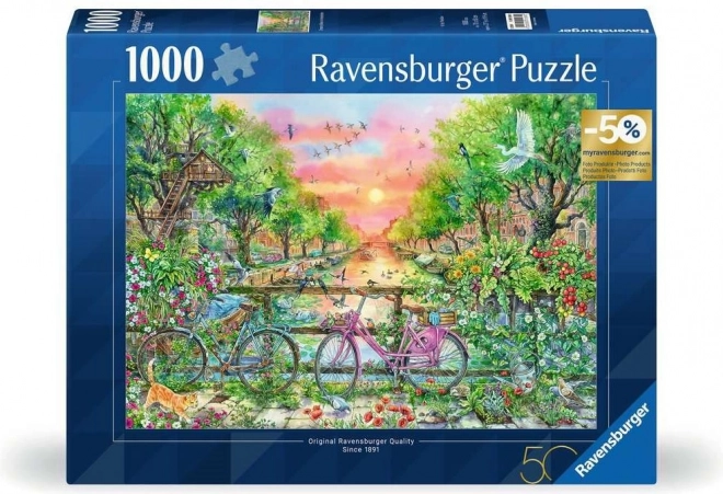 RAVENSBURGER Puzzle Kola v Amsterdamu 1000 dílků