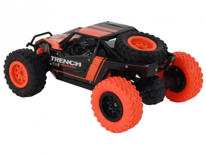 Dálkově ovládané R/C terénní auto 1:24 oranžové