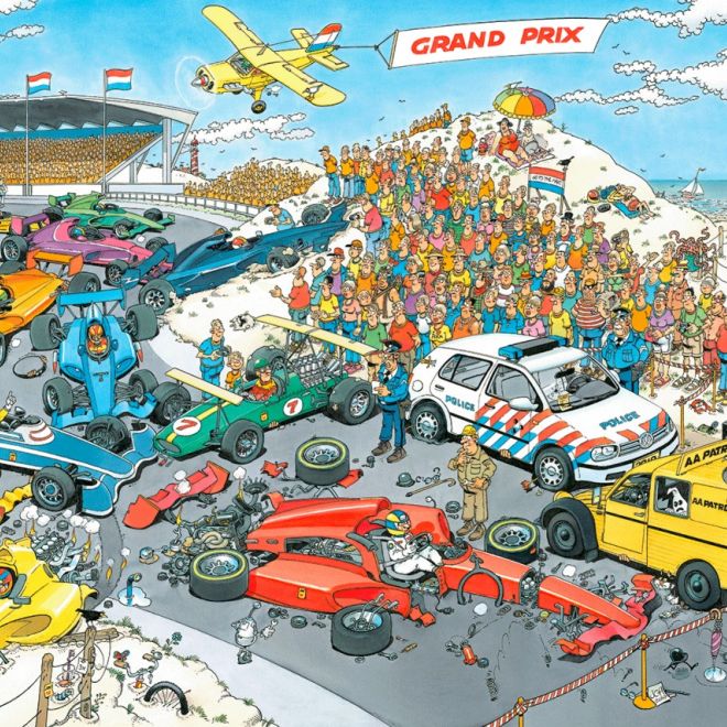 Puzzle Jumbo 1000 dílků Grand Prix