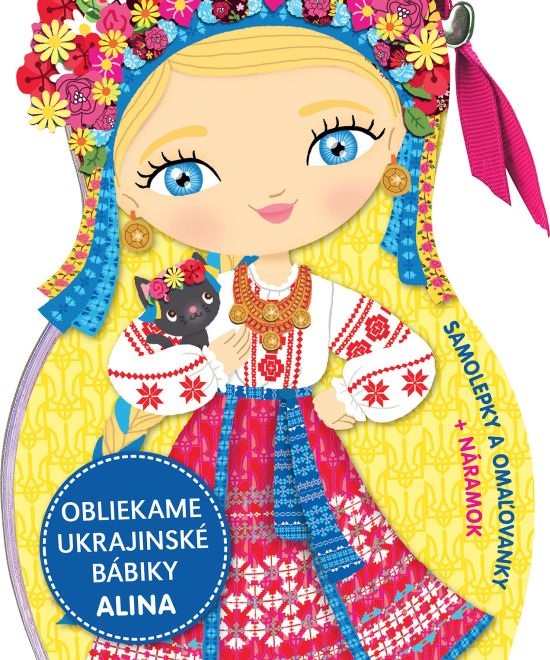 Obliekame ukrajinské bábiky ALINA – Maľovanky