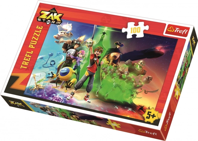 TREFL Puzzle Zak Storm: Dobytí moří 100 dílků