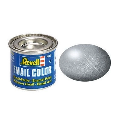 Revell ocelově šedá metalická barva 91