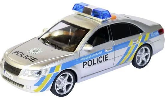 Policejní auto s reálným hlášením