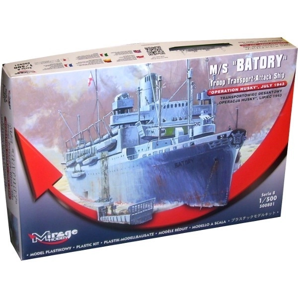 MIRAGE M/S Batory Přeprava vojsk - útočná loď