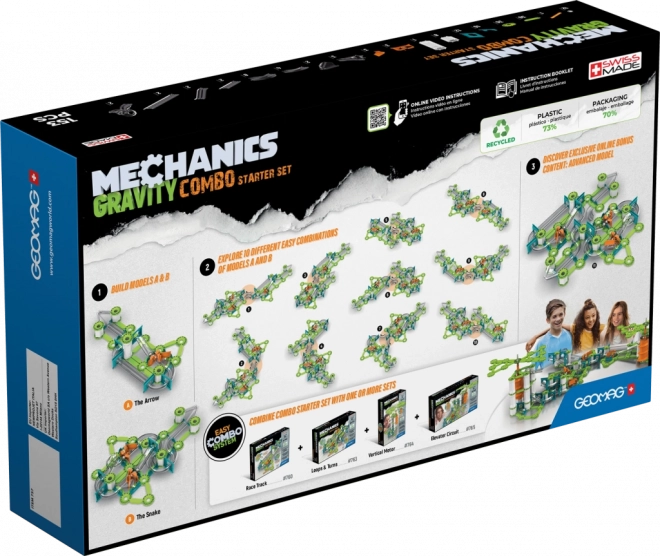 Geomag Mechanics Starter Set 153 dílků