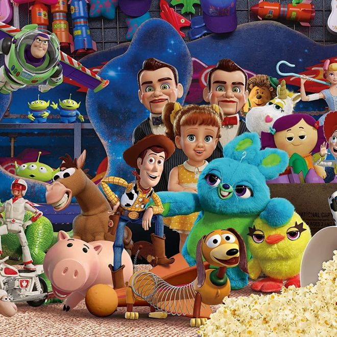 RAVENSBURGER Puzzle Toy Story 4: Záchrana XXL 100 dílků