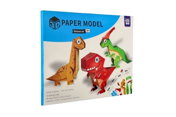 3D papírové modely - dinosauři