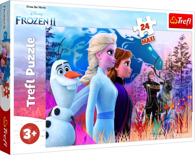 Trefl Puzzle 24 Maxi Kouzelný výlet Disney Frozen 2