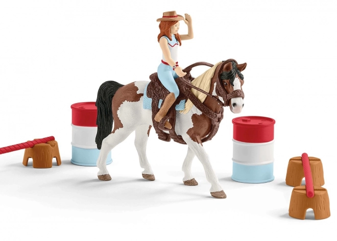 SCHLEICH Horse Club® 42441 Hannah a jezdecká sada na western