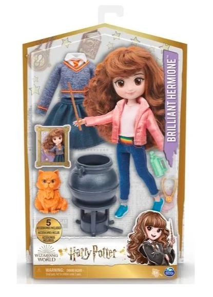 Harry Potter modní panenka Hermiona s doplňky 20 cm